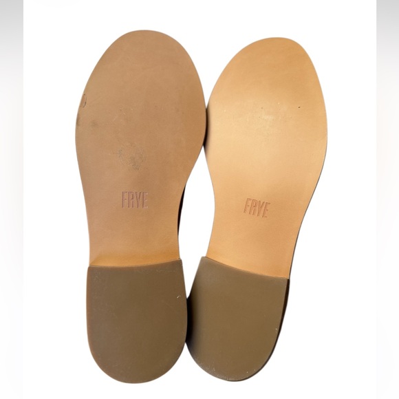 Frye Anna Short Round Toe Light Tan Leather Ankle Boots NWOT Size 7.5 - Picture 10 of 12